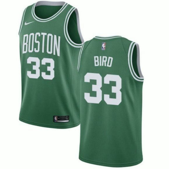 larry bird green jersey